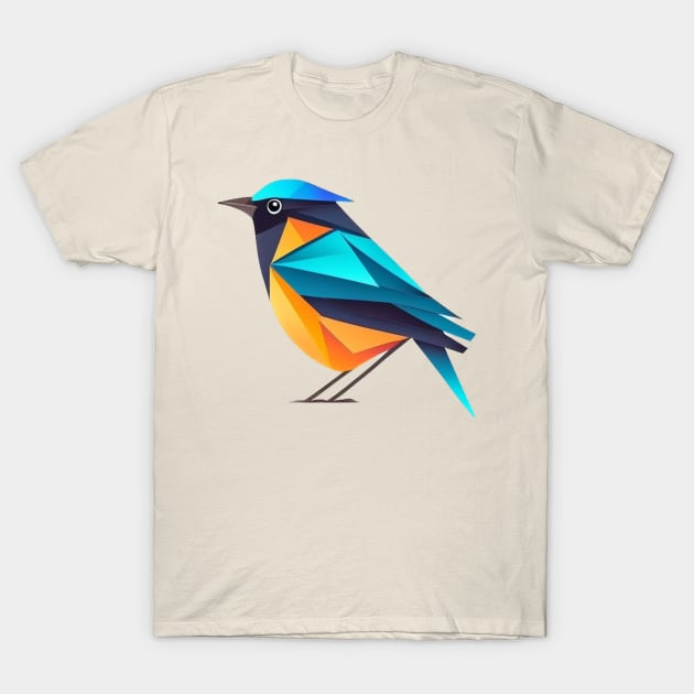 Paradise Bird - Abstract bird design for the environment T-Shirt by Greenbubble